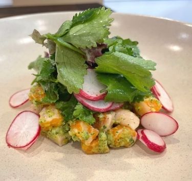 Ceviche de truite Magimix.